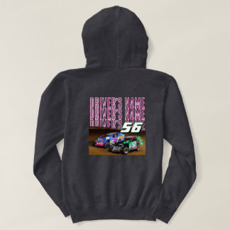 Pull À Capuche Personalized Race Car Name Number