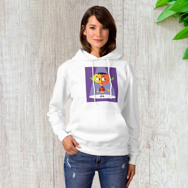 Pull À Capuche Personnage à tête orange (Créateur téléchargé)