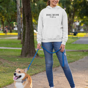 Pull À Capuche Personnalisé nom personnalisé chien de mère cadeau