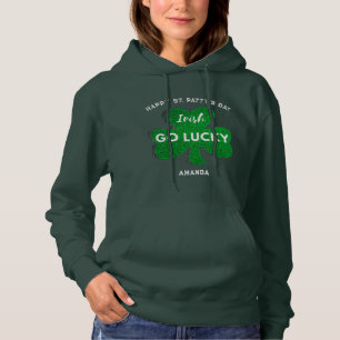 Pull À Capuche Personnaliser Joyeux Sweatshirt du jour de St. Pat