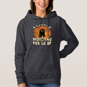 Pull À Capuche Petit fantôme de crâne d'Halloween pour se réveill