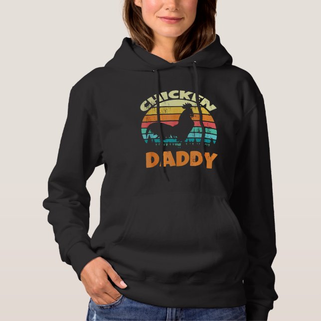 PULL À CAPUCHE PETIT POULET DADDY POUR POU (Devant)
