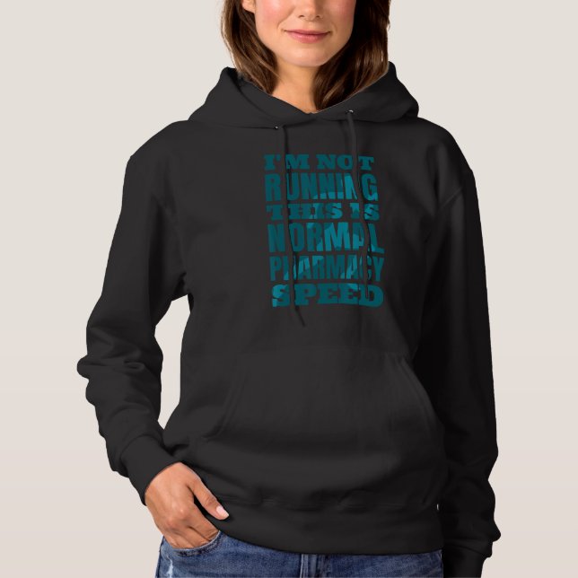 Pull À Capuche Pharmacien Je ne dirige pas, c'est une pharmacie n (Devant)