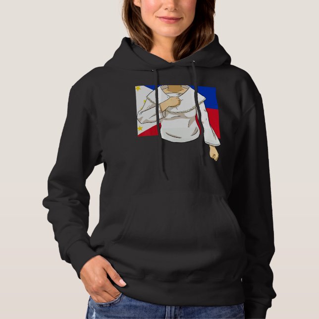 Pull À Capuche Philippines Pinoy Pinay Fierté Philippine Pr (Devant)