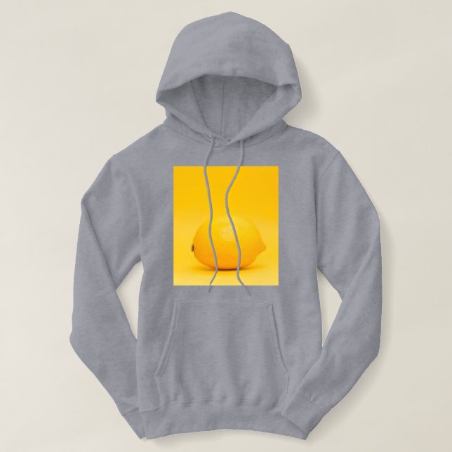 Pull À Capuche Photo citron (Design devant)