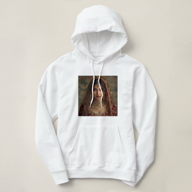 Pull À Capuche Photo moderne personnalisée Cadeau de la Fête des  (Design devant)