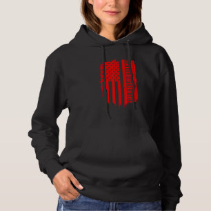 Pull À Capuche Piano Pour Hommes Femmes Cool Drapeau Américain Cl