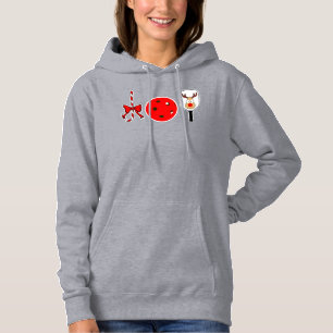 Pull À Capuche Pickleball Joie de Noël Bonbon Canne de Noël Renne