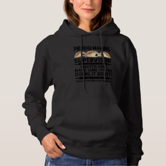 Pull À Capuche Pierogi pour hommes femmes nourriture polonaise   