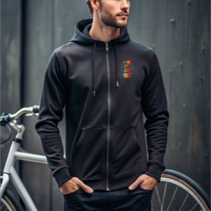 Pull À Capuche Piste cyclable Retro Lake Erie