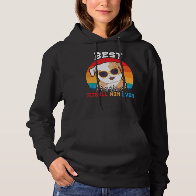 Pull À Capuche Pitbull Mom (Devant)