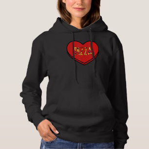 Pull À Capuche Pizza Is My Valentine Candy Heart Funny Valentines