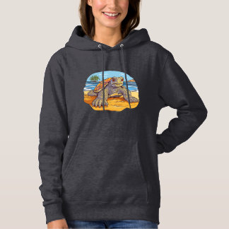 Pull À Capuche Plage de dessin animé de tortue