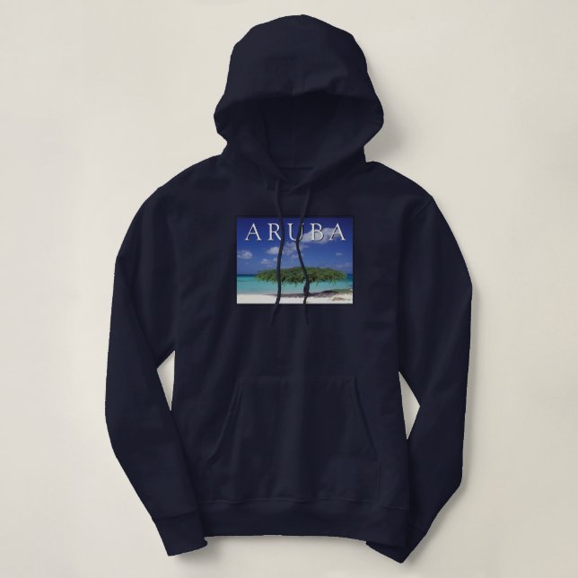 Pull À Capuche Plage Eagle | Caraïbes, Aruba (Design devant)