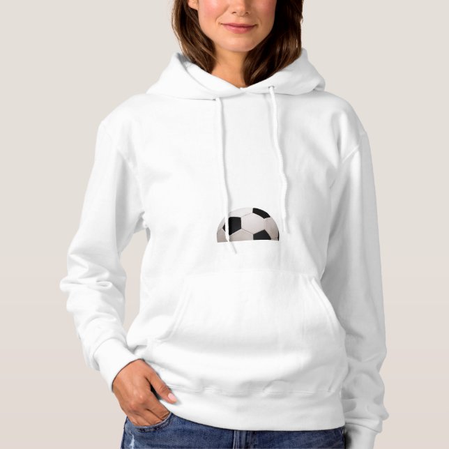 Pull À Capuche Poche de ballon de football  (Devant)