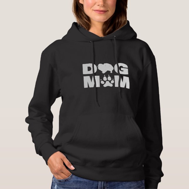 Pull À Capuche Poméranien pour la mère de chien (Devant)