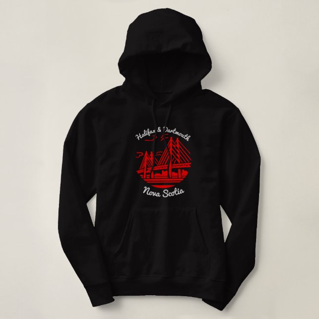 Pull À Capuche Pont-chemises Halifax et Dartmouth Nouvelle-Écosse (Design devant)