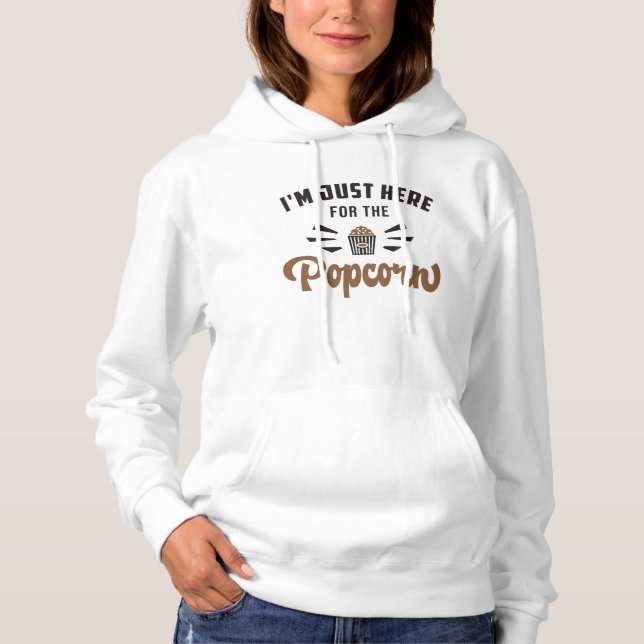 Pull À Capuche Popcorn Day MoviePop Film Cinema Snack Idée cadeau (Devant)
