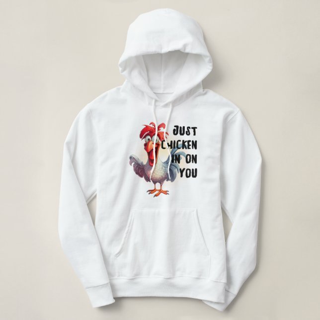 Pull À Capuche Poulet Sur Toi (Design devant)