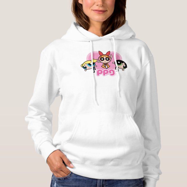 Pull À Capuche Powerpuff Girls Team Awesome (Devant)