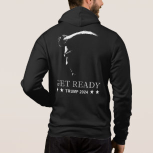 Pull À Capuche Préparez-vous : USA Donald Trump 2024 T-Shirt