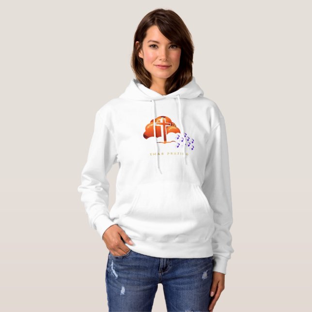 Pull À Capuche Prières de Noël (Devant entier)