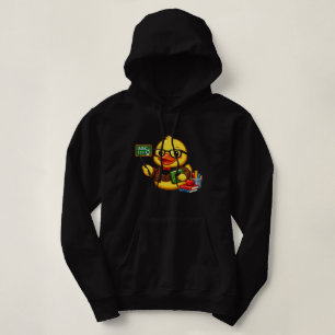 Pull À Capuche Professeur Canard en Caoutchouc