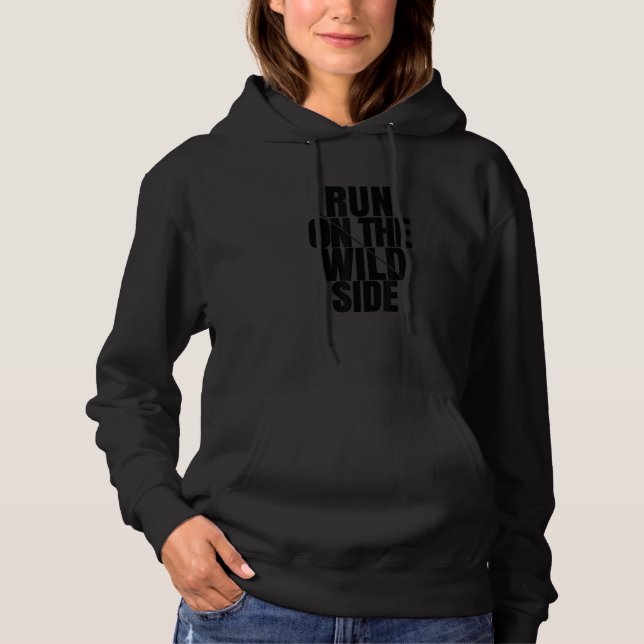 Pull À Capuche Profitez De La Course Cool De Porter Sur Les Citat (Devant)