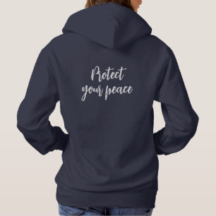 Pull À Capuche Protégez votre cote de paix Inspirationnelle