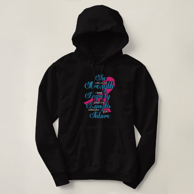 Pull À Capuche Proverbes 31:25 (SANS PEUR) (Design devant)