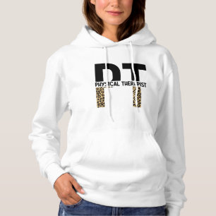Pull À Capuche PT physiothérapeute Cheetah Imprimer PT Cadeaux Gr