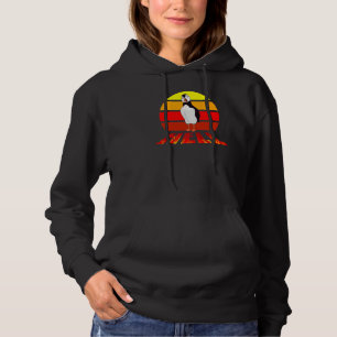 Pull À Capuche Puffin Hell Retro Sunset Sweer Animal Pun