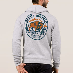 Pull À Capuche Puissant chandail à glissière Buffalo