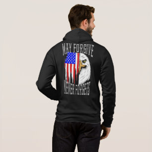 Pull À Capuche Puisse Pardonner, N'oublie jamais Eagle Zipper