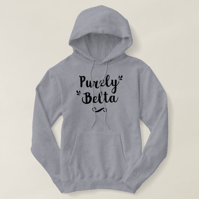 Pull À Capuche Purement Belta Geordie Newcastle Dialect (Design devant)