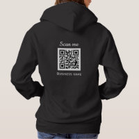 QR Code Business Logo Professionnel Noir Moderne