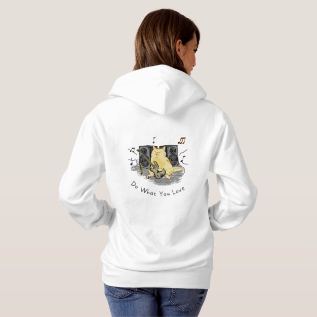 Pull À Capuche Qu'aimez-vous ? (Dos entier)
