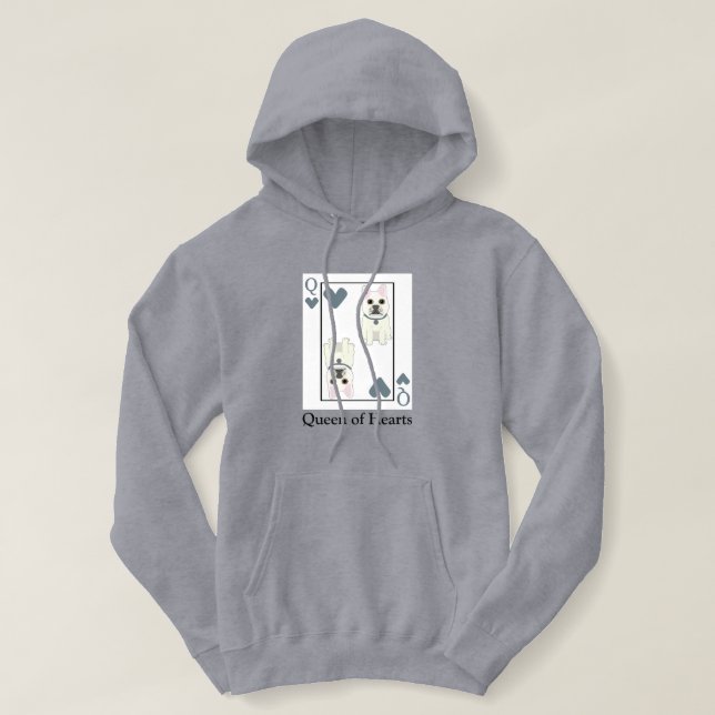 Pull À Capuche Queen of Hearts (Design devant)