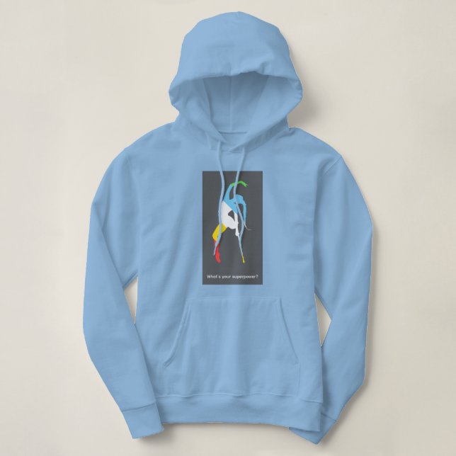 Pull À Capuche Quel est votre super-pouvoir ? Mois de la fierté d (Design devant)