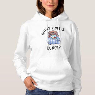 Pull À Capuche Quelle heure est le déjeuner