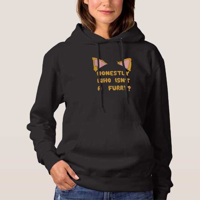 Pull À Capuche Qui n'est pas un fandom furry Furry Furry Furiting (Devant)