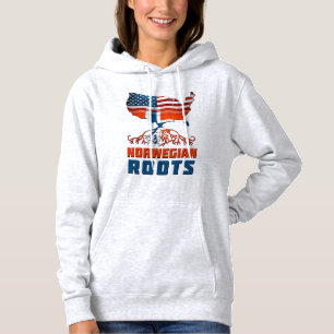 Pull À Capuche Racines norvégiennes américaines