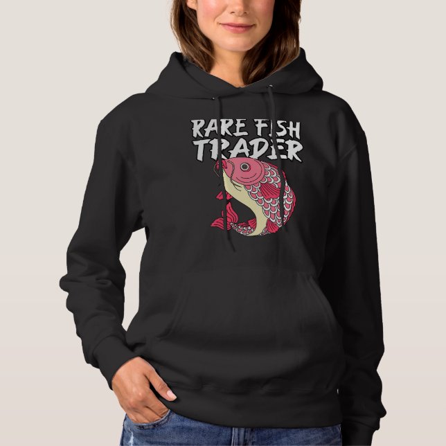 Pull À Capuche Rare Fish Trader Sigma Grindset Dank Meme Viral Qu (Devant)