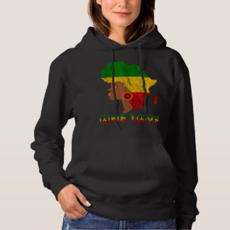 Pull À Capuche Rasta Reggae One Love Jamaican Girl Reggaeton