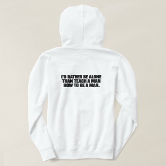 Pull À Capuche Rather Be Alone T-Shirt