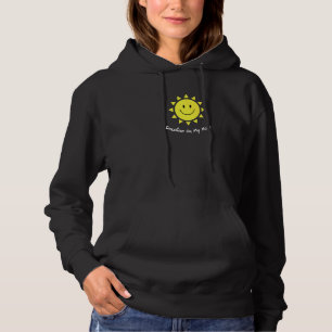 Pull À Capuche Rayon de Soleil sur mon Visage Souriant Sourire He