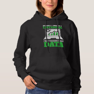 Pull À Capuche Réflexion sur Data Analyst Data Science