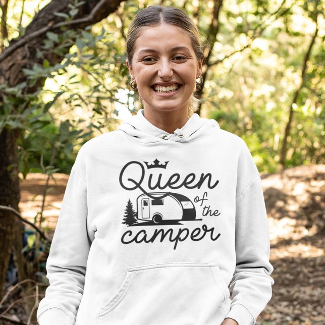 Pull À Capuche Reine Du Camper (camper queen hoodie)