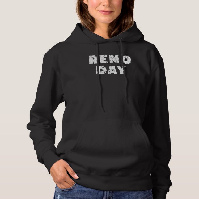 Pull À Capuche Rénovation Grunge Pour Hommes & Femmes Retrait De  (Devant)