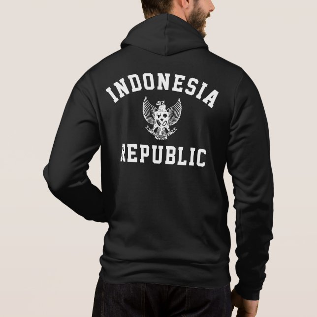 Pull À Capuche République d'Indonésie  (Dos)